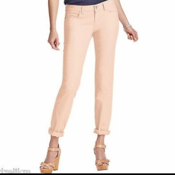 Loft Light pink straight jeans - Picture 2 of 9